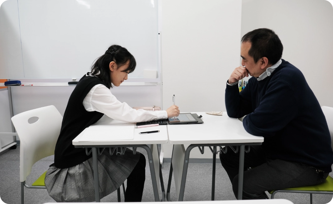 完全個別コースの授業風景1