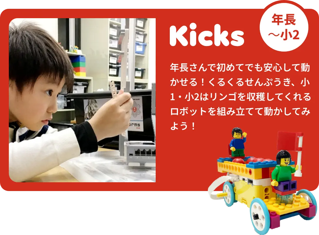 Kicks 年長から小学2年の紹介